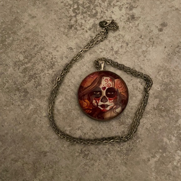 Sugar Skull Necklace - Picture 1 of 1